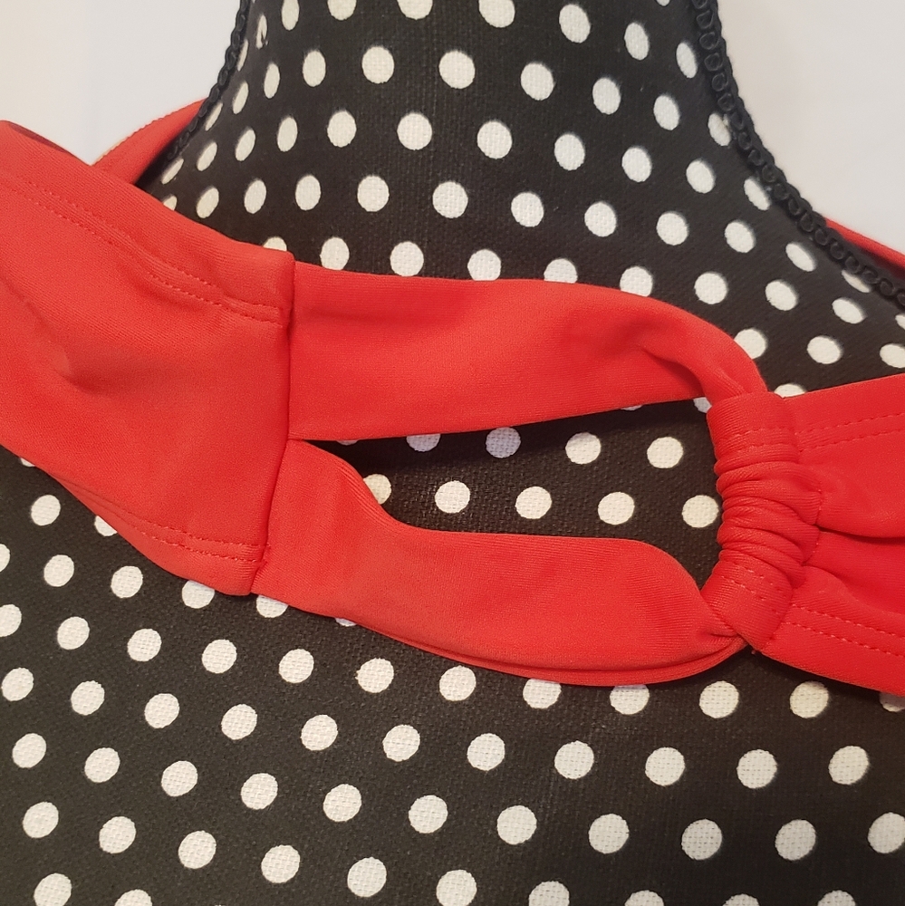 Kona Sol Red Bathing Suit Bottom - Picture 9 of 11